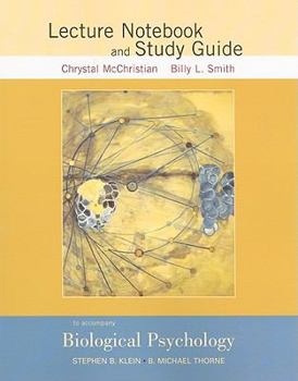 Paperback Biological Psychology Lecture Notebook and Study Guide Book