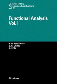 Hardcover Functional Analysis: Vol. I Book