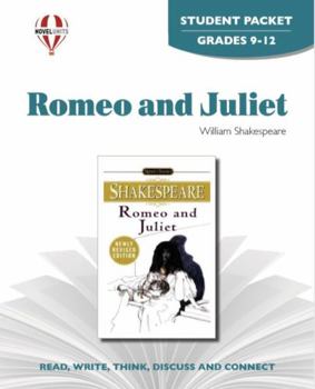 Paperback Romeo & Juliet - Student Packet by Novel Units Book