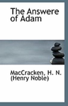The Answere of Adam