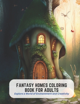 Fantasy Homes Coloring Book for Adults: Explore a World of Enchantment and Creativity