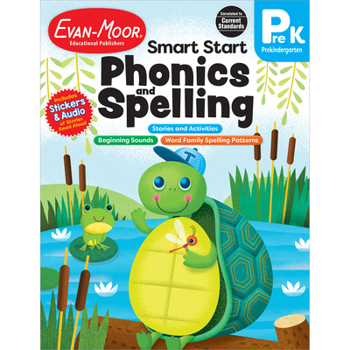 Paperback Smart Start: Phonics and Spelling, Grade Prek Book