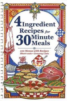 Plastic Comb 4 Ingredient Recipes for 30 Minute Meals Book