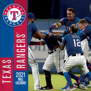 Calendar Texas Rangers 2021 12x12 Team Wall Calendar Book