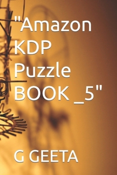 Paperback "Amazon KDP Puzzle BOOK _5" Book