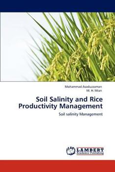 Paperback Soil Salinity and Rice Productivity Management Book