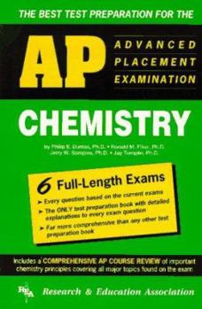 Paperback The Best Test Preparation for the Advanced Placement Examination in Chemistry: Test Preparation Book