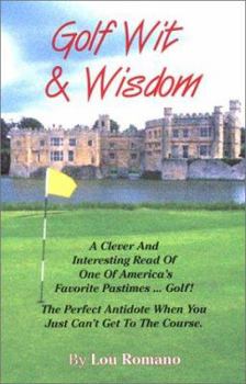 Paperback Golf Wit & Wisdom Book