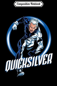 Composition Notebook: Marvel X-Men Quicksilver The Dart Ring Dash Graphic  Journal/Notebook Blank Lined Ruled 6x9 100 Pages