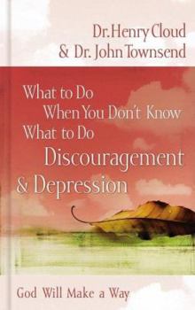 Hardcover Discouragement & Depression: God Will Make a Way Book