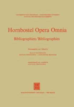 Hornbostel Opera Omnia - Bibliographies
