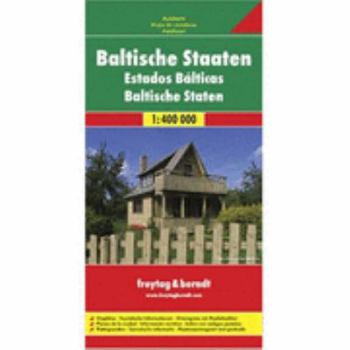 Map Baltics - Estonia/Latvia/Lithuania (English, German, French, Italian and Spanish Edition) Book