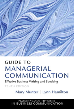 Paperback Guide to Managerial Communication Book
