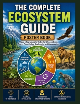 Paperback The Complete Ecosystem Guide: Poster Book: Visual Understand Ecosystems, Energy Flow, Cycles, Biodiversity, and Conservation, educational posters that Book