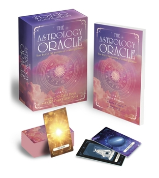 Paperback The Astrology Oracle Book & Card Deck: Includes a 50-Card Deck and a 128-Page Guide Book