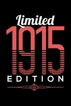 LIMITED 1915 EDITION: Dot Grid Journal, Diary, Notebook, 6x9 inches with 120 Pages.