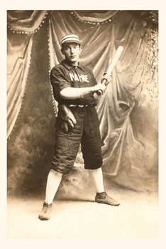 Paperback Vintage Journal Old Time Ballplayer Book