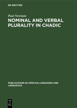 Hardcover Nominal and Verbal Plurality in Chadic Book