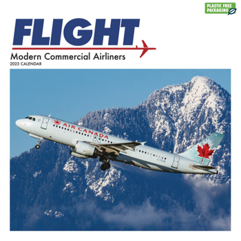 Calendar 2023 Flight, Modern Commercial Airliners Wall Calendar Book