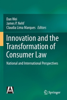 Paperback Innovation and the Transformation of Consumer Law: National and International Perspectives Book