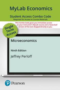 Printed Access Code Mylab Economics with Pearson Etext -- Combo Access Card -- For Microeconomics Book