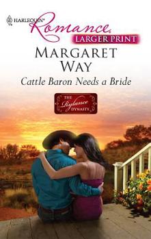 Mass Market Paperback Cattle Baron Needs a Bride [Large Print] Book