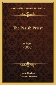 Paperback The Parish Priest: A Poem (1800) Book