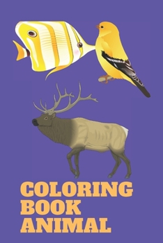 Paperback Coloring Book Animal: 6x9 page 80 Coloring Books Animal Book