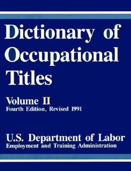 Paperback Dictionary of Occupational Titles (Volume II) Book