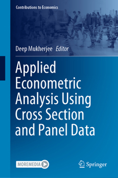 Hardcover Applied Econometric Analysis Using Cross Section and Panel Data Book