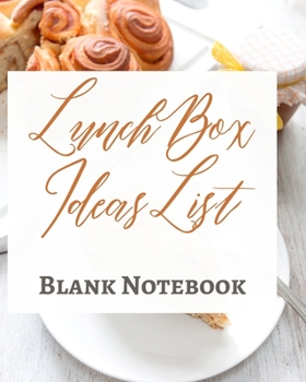 Paperback Lunch Box Ideas List - Blank Notebook - Write It Down - Pastel Rose Gold Brown - Abstract Modern Contemporary Unique Book