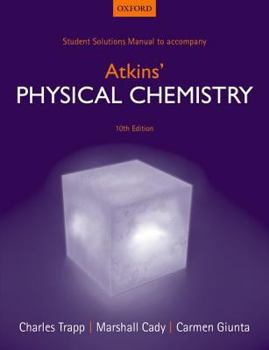 Paperback Student Solutions Manual to Accompany Atkins' Physical Chemistry, Tenth Edition Book
