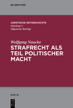 Hardcover Strafrecht als Teil politischer Macht [German] Book