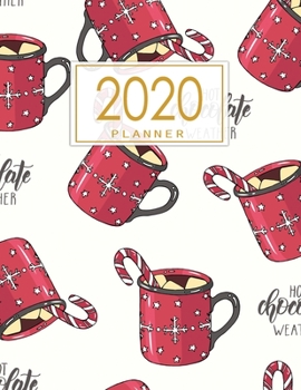 Paperback 2020 Planner: Weekly & Monthly Planner + Calendar Views - Christmas Planner Book