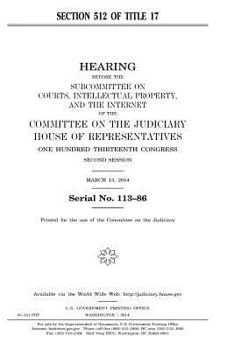 Paperback Section 512 of Title 17 Book