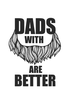 Carnet De Notes: F�te Des P�res Hipster Cadeau Amusant Beard Papa P�re 120 Pages, 6X9 (Environ A5), Grille � Point