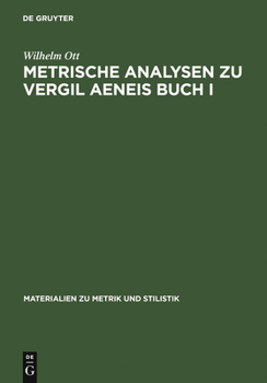 Hardcover Metrische Analysen Zu Vergil Aeneis Buch I [German] Book