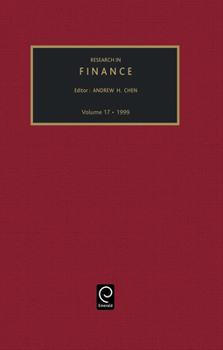 Hardcover Research in Finance, Volume 17 Book