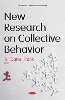 Hardcover New Research on Collective Behavior (Psychology Research Progress) Book