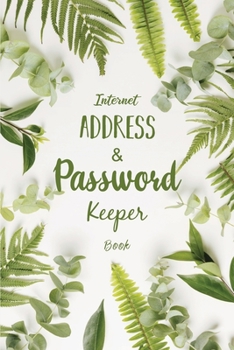 Paperback Internet Address & Password Keeper Book: Keep Tracking 900 Username and Password in One Book! --- 45 Pages Book