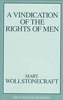 Paperback A Vindication of the Rights of Men Book