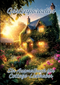 Gartenparadies: Ein Ausmalbuch für Cottage-Liebhaber (German Edition)