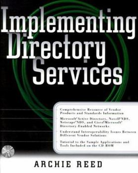Paperback Implementing Directory Services Book