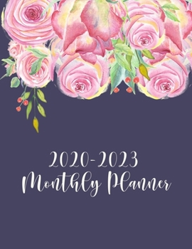 Paperback 2020-2023 Monthly Planner: 4 Year Planner Includes At A Glance Calendar Christmas Gift, Birthday Gift Ideas for Her, Teacher Appreciation Gift Book