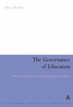 Hardcover The Governance of Education Book