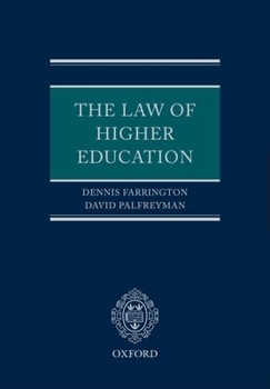 Hardcover The Law of Higher Education Book