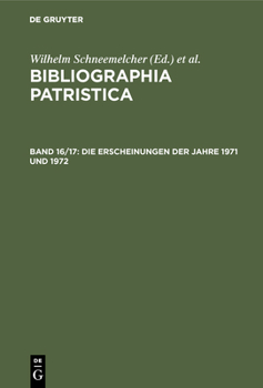 Hardcover Die Erscheinungen Der Jahre 1971 Und 1972 [German] Book