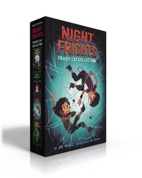Paperback Night Frights Fraidy-Cat Collection (Boxed Set): The Haunted Mustache; The Lurking Lima Bean; The Not-So-Itsy-Bitsy Spider; The Squirrels Have Gone Nu Book