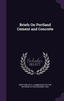 Hardcover Briefs On Portland Cement and Concrete Book