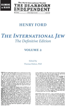 Hardcover The International Jew: The Definitive Edition (Volume Two) Book